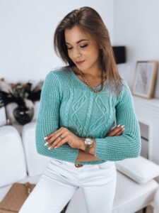 Women's sweater MIRA green