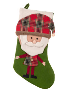 Edoti Christmas stocking Santa