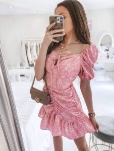 Pink dress LA PERLA