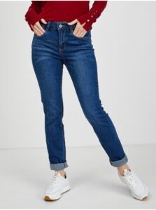 Dark blue women slim fit jeans