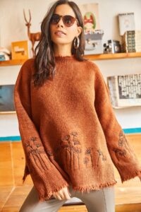 Olalook Sweater - Brown -