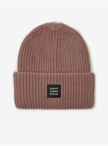SAM73 Old Pink Women's Ribbed Winter Beanie
