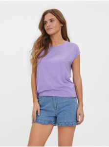 Purple basic T-shirt VERO