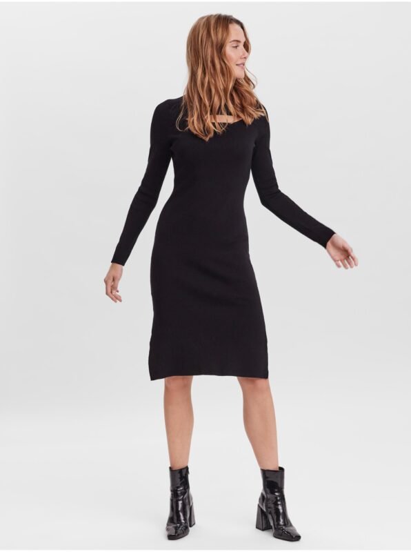 Black Sweater Dress with
