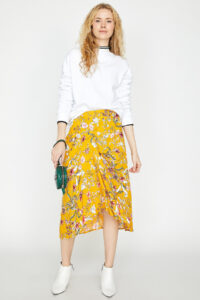 Koton Skirt - Yellow -
