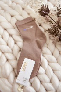 Women's smooth cotton socks Cosas