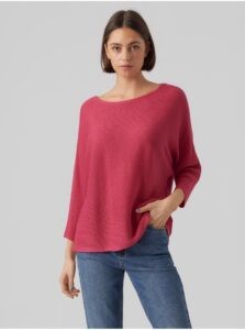 Dark pink women's sweater VERO MODA