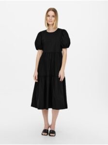 Black Dress with Balloon Sleeves JDY