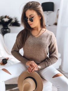 Women's sweater MISTER beige