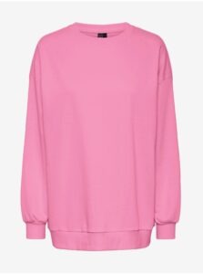 Pink Women Oversize Sweatshirt Pieces