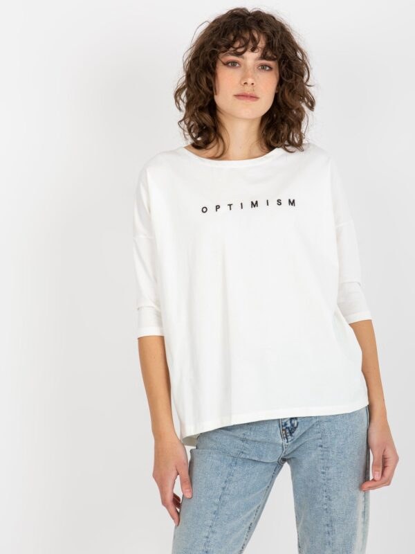 Women's cotton T-shirt with the inscription