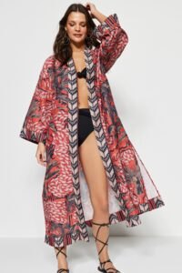 Trendyol Kimono & Caftan - Brown