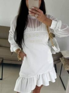 White dress By o la