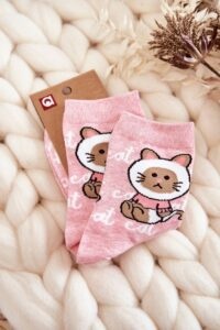 Women's Cotton Socks Kitten
