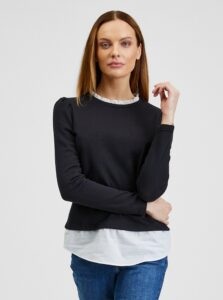 Orsay Black Ladies Sweater with Shirt