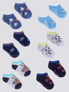 Yoclub Kids's Boys' Ankle Cotton Socks