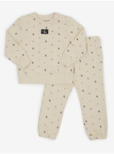 Beige girly patterned tracksuit Calvin Klein