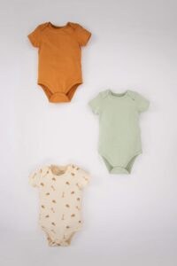 DEFACTO Baby Boy Safari Combed Cotton 3-Set