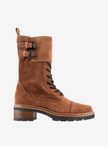 Brown Suede Low Boots Högl