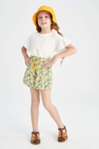 DEFACTO Girl Relax Fit Floral