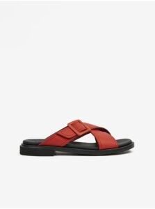 Brick Women's Leather Slippers Camper