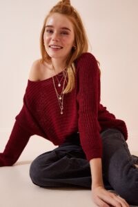 Happiness İstanbul Sweater - Burgundy