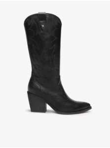 NeroGiardini Black Leather Boots Nero
