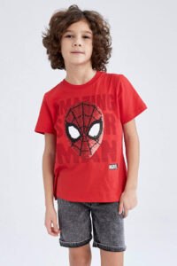 DEFACTO Boy Marvel Spiderman Regular Fit Crew