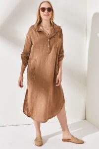 Olalook Dress - Brown