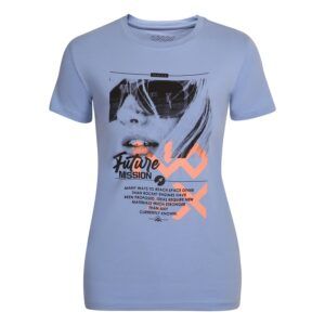Women's T-shirt nax NAX SEDOLA silver