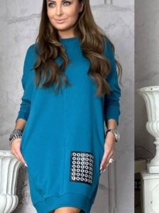 Turquoise tunic By o la