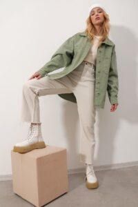 Trend Alaçatı Stili Jacket -