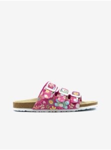Pink girly floral slippers Richter