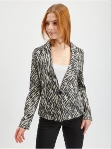 Orsay White-black lady patterned jacket in