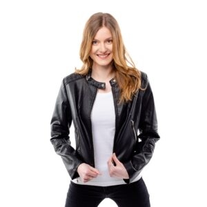 Women's Leatherette Jacket GLANO