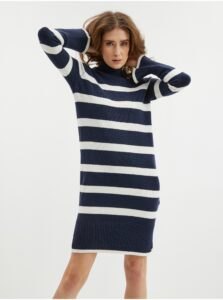 Orsay White-Blue Women Striped Sweater