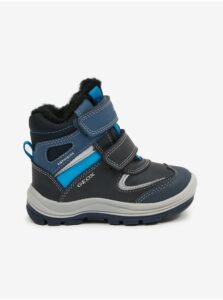 Black-blue boys ankle boots Geox
