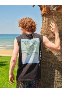 DEFACTO Boxy Fit Sleeveless Tropical