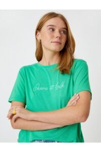 Koton T-Shirt - Green -
