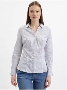 Orsay Blue-White Ladies Striped Shirt
