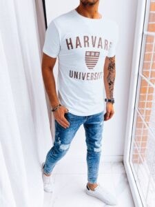 White men's T-shirt with