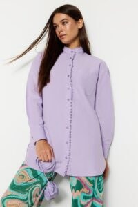 Trendyol Shirt - Purple -