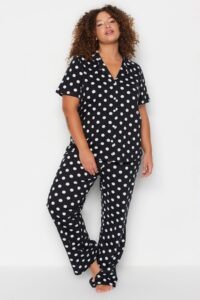 Trendyol Curve Plus Size Pajama Set -