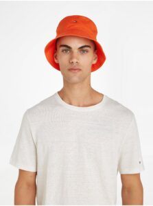 Orange Men's Hat Tommy Hilfiger Flag