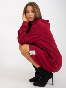 Basic burgundy hoodie