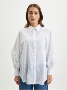 White Women's patterned shirt KARL