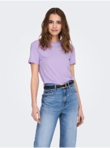 Light purple women's T-shirt ONLY