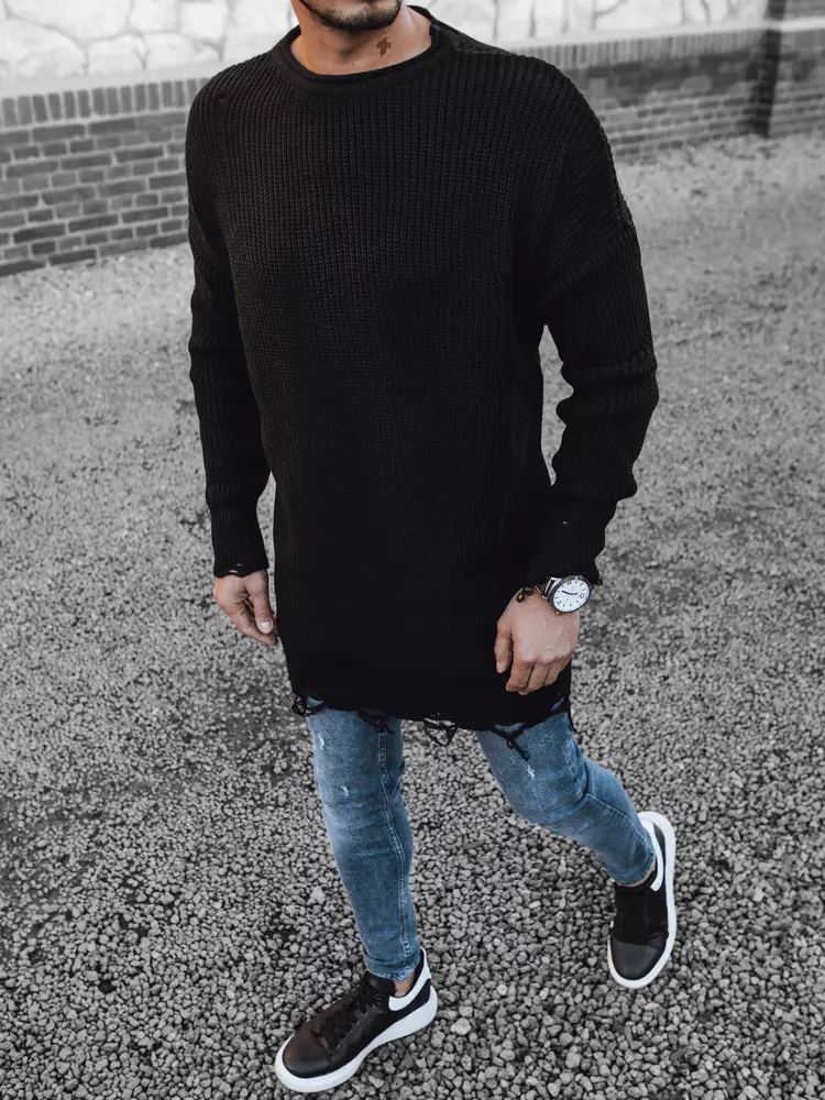 Men's black sweater