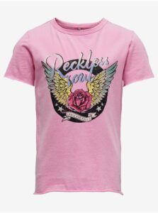 Pink girly T-shirt ONLY Lucy