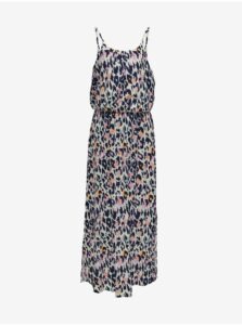 White-blue girly patterned maxi-dresses ONLY
